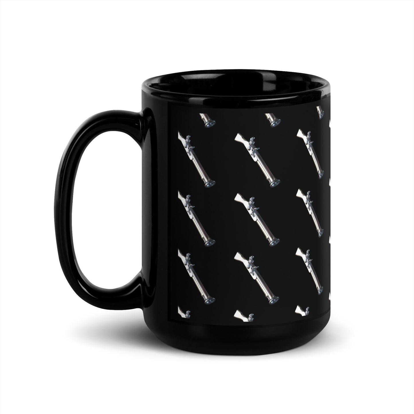 Silver Blunderbuss Glossy Mug