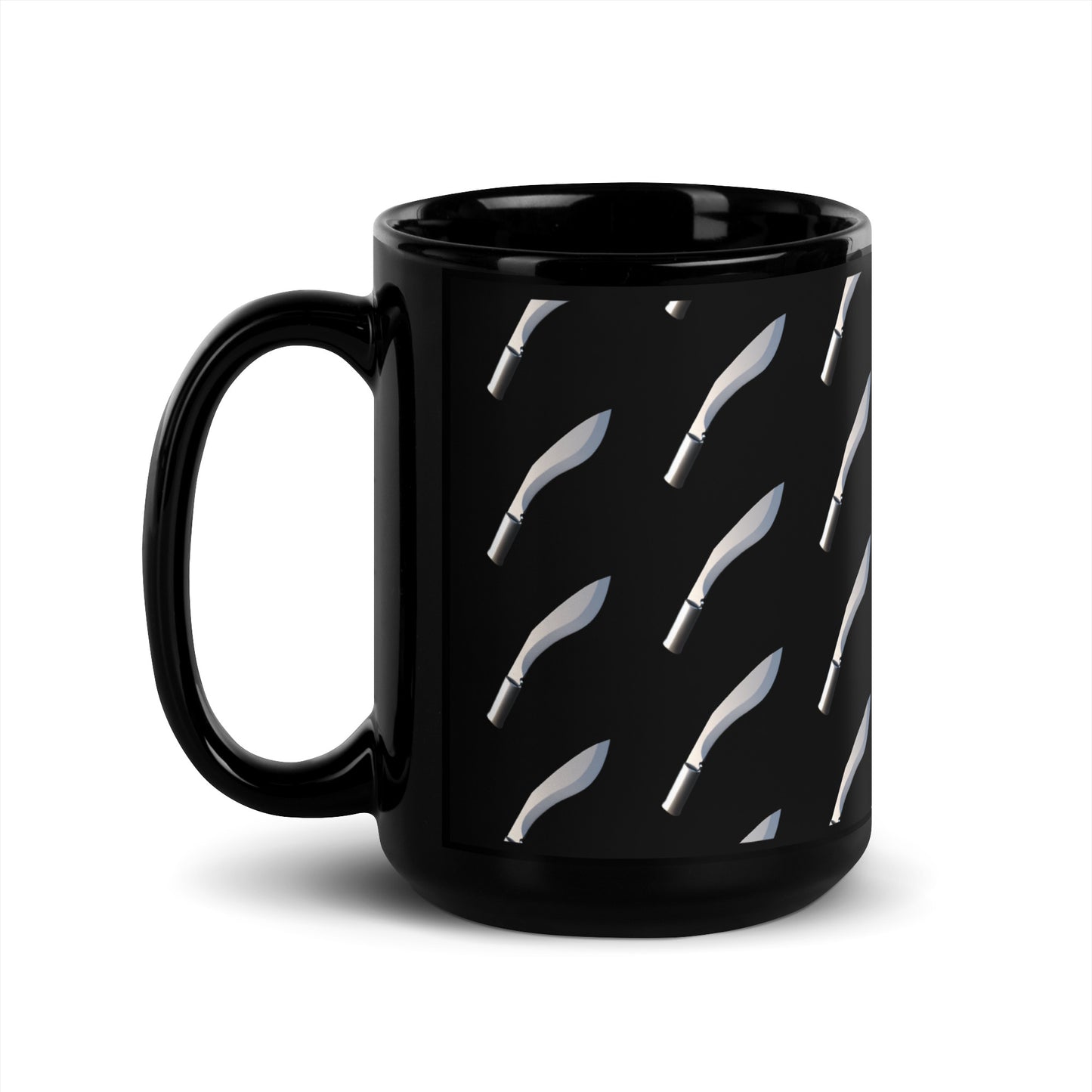 Silver Kukri Glossy Mug