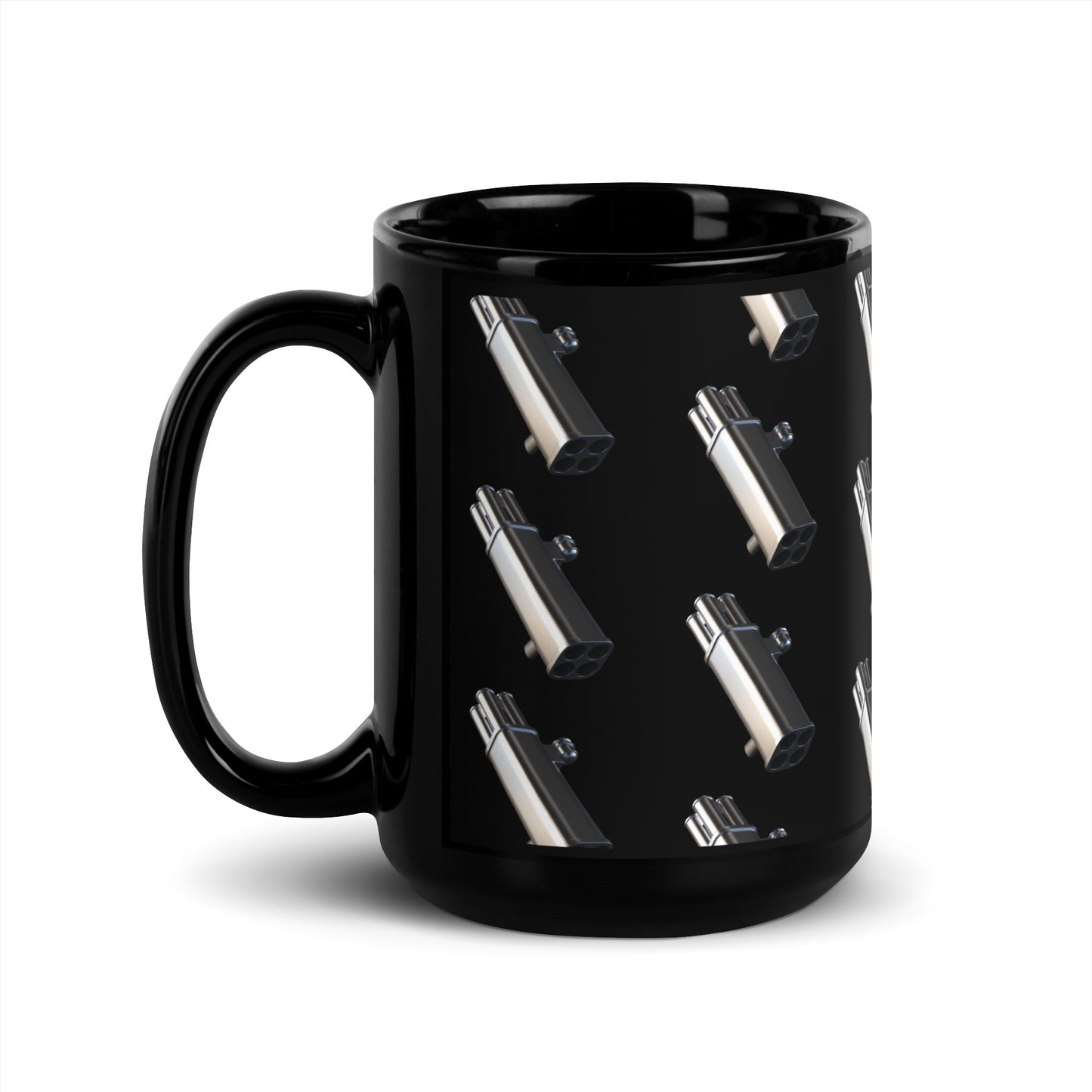 Silver M202 Glossy Mug