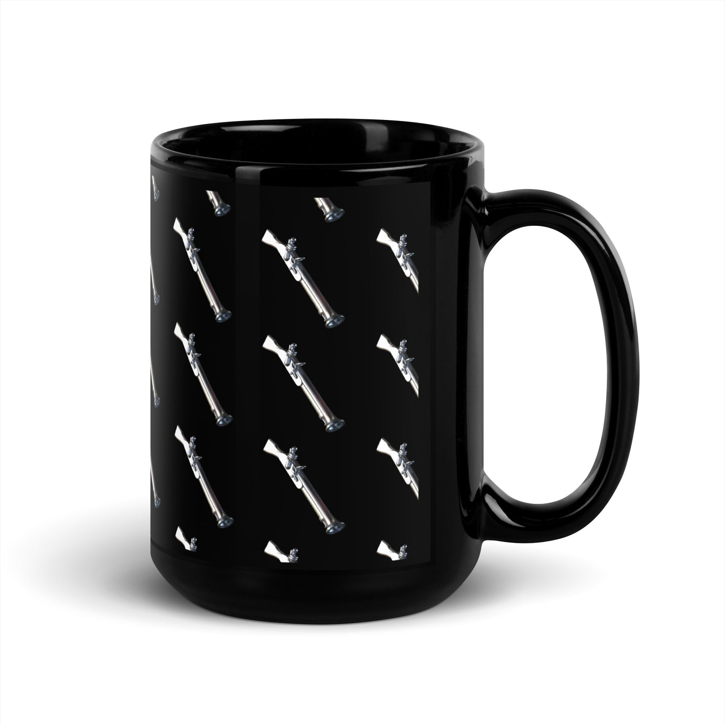 Silver Blunderbuss Glossy Mug