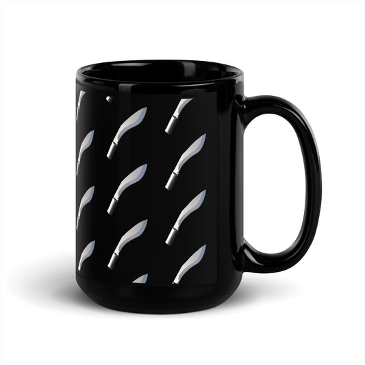 Silver Kukri Glossy Mug