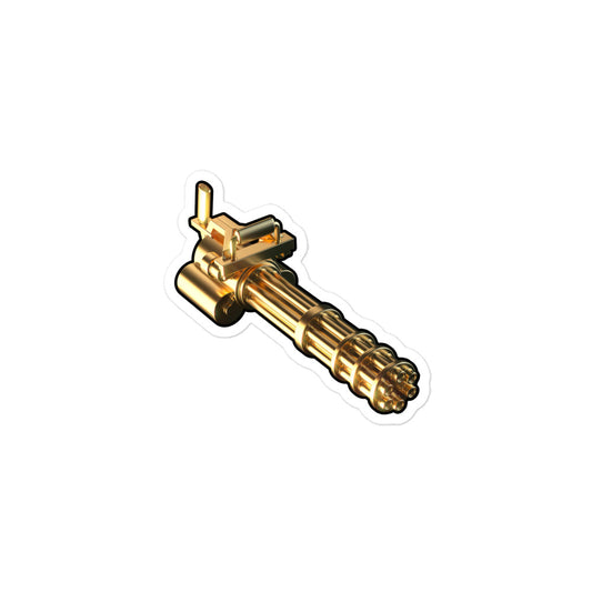 OG Golden Minigun Sticker