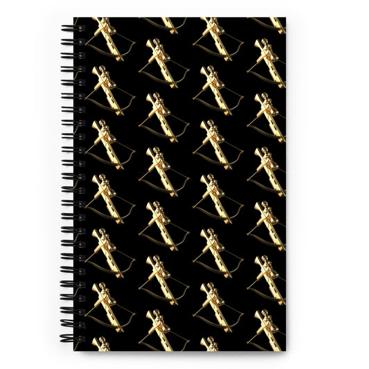 Golden Crossbow Spiral Notebook